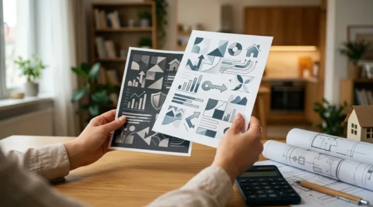 Scène professionnelle montrant le processus de changement d'assurance emprunteur selon la loi Lemoine, symbolisant la liberté de choix et la protection financière